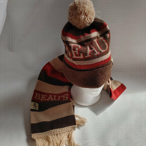 RARE Beaus Brewery Toque and Scarf Set Matching